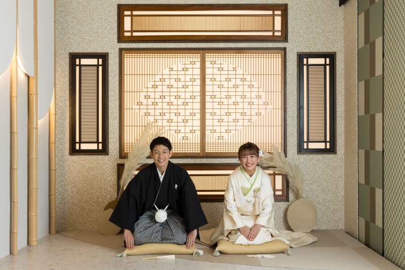 お辞儀ショット