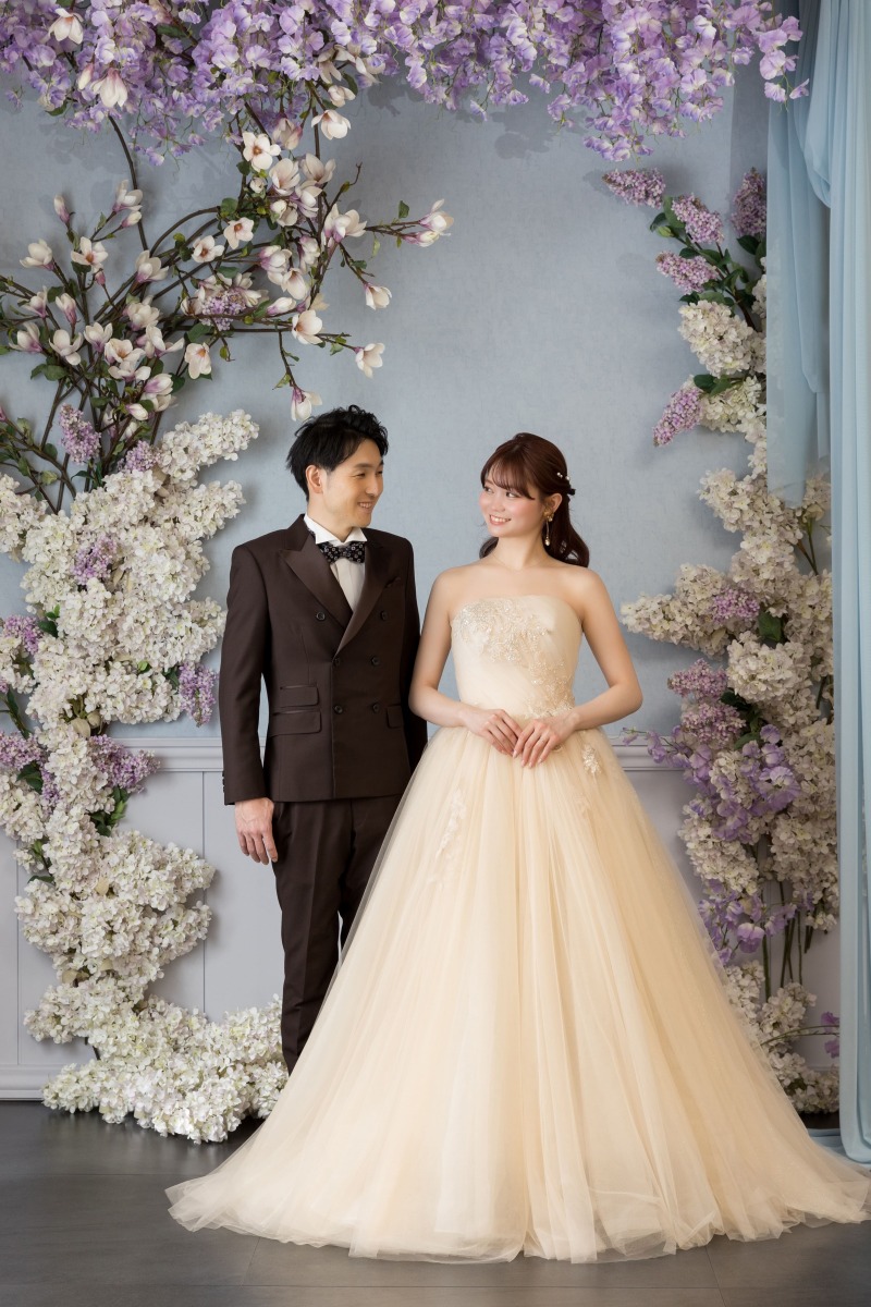 カラードレスで雰囲気チェンジ