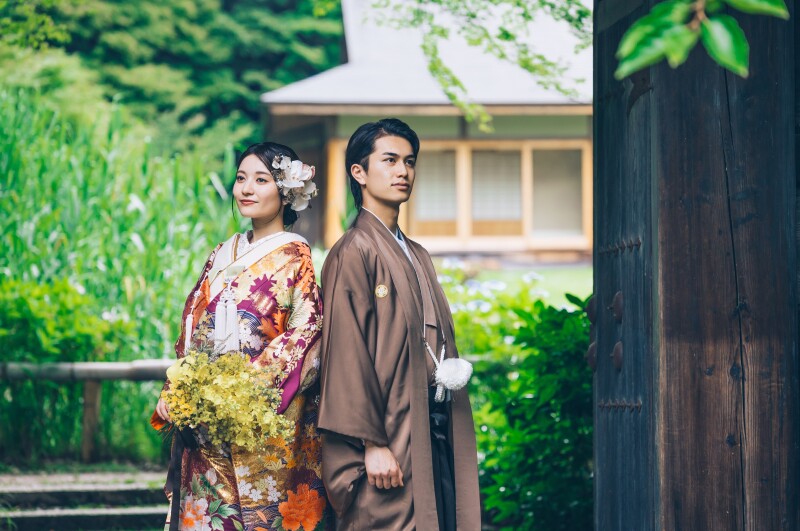 新緑での和装撮影！【東山動植物園】