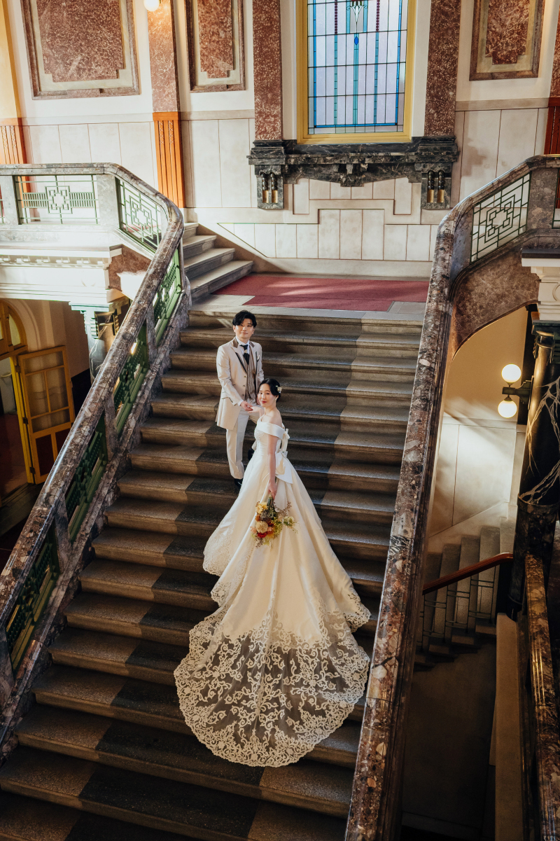 メインの大階段で