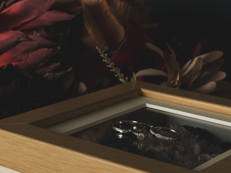 大切な指輪のお写真も...♡