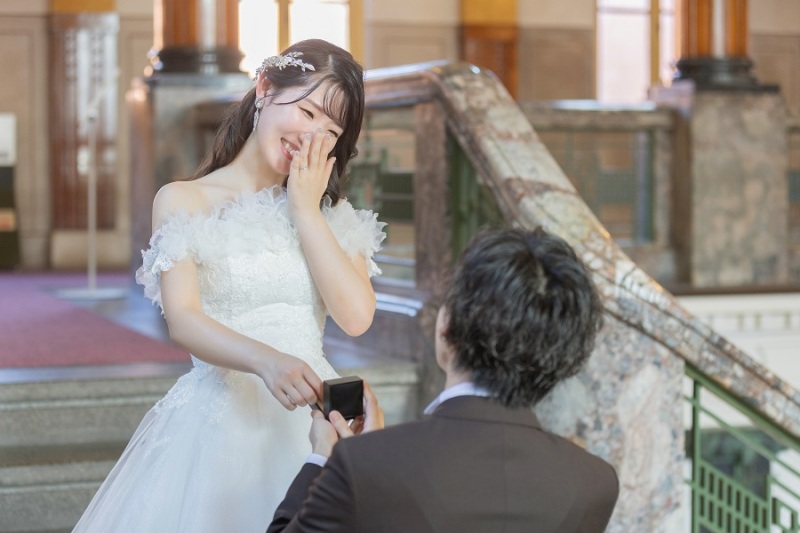 ご新婦様の可愛らしい表情