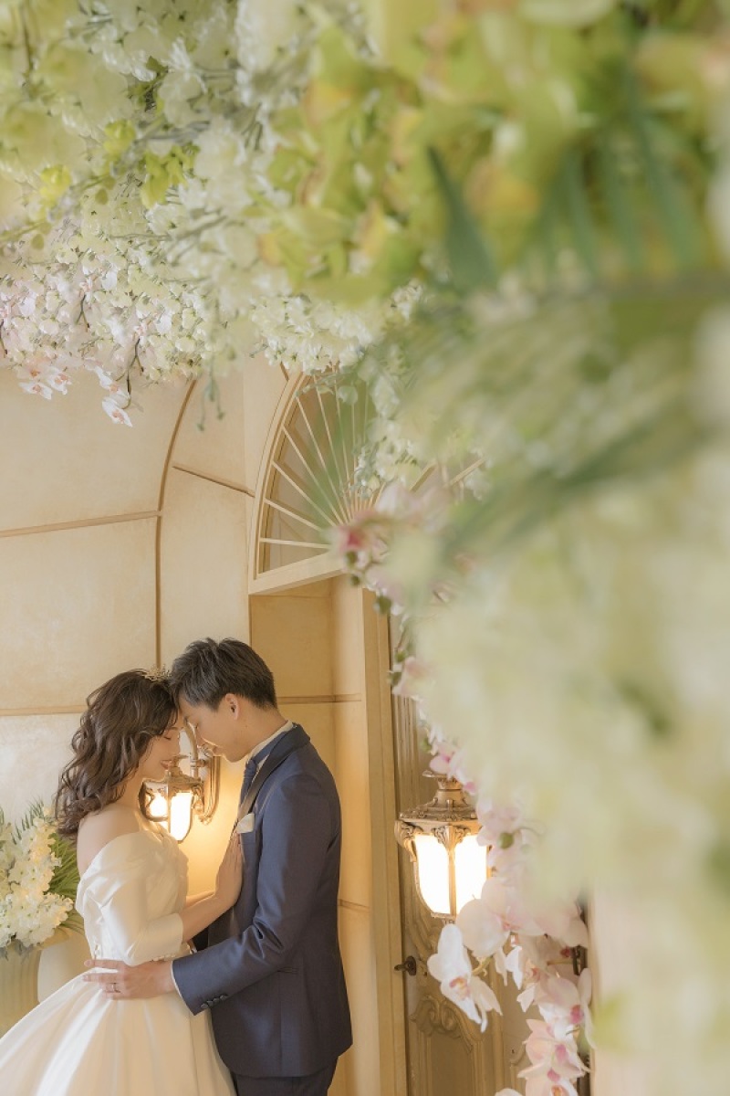 おでこをコツンとくっつけて♡