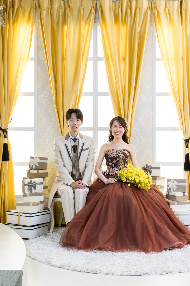 カラードレスにお色直し