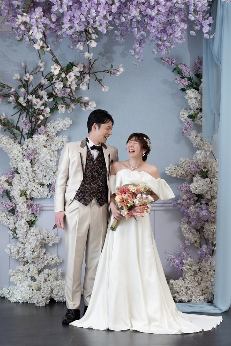 【和装洋装スタジオ撮影】仲の良いおふたり♪