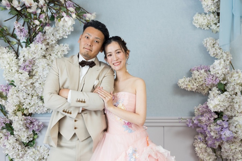 腕組みショットで可愛く寄り添って♫