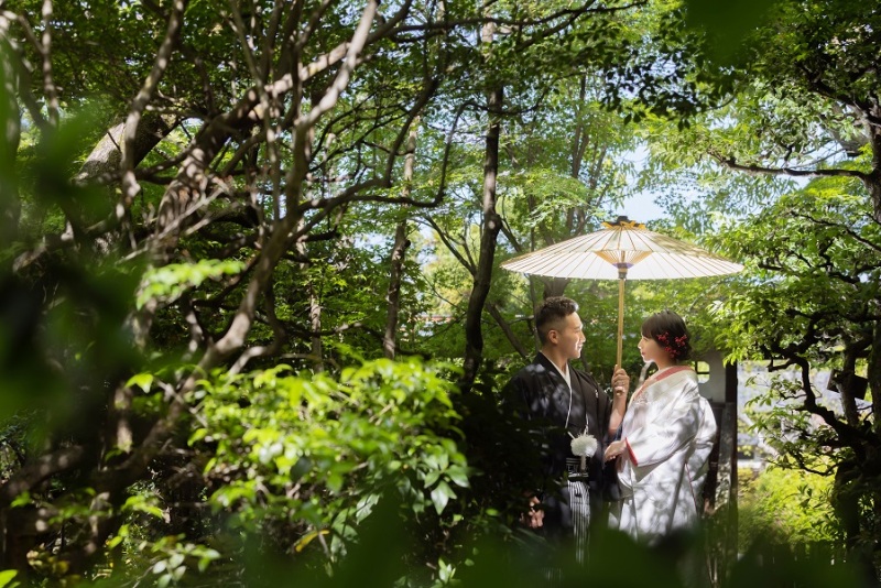 木漏れ日の中で・・・