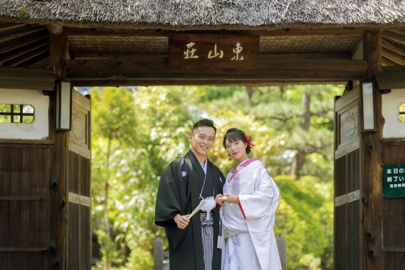 東山荘でロケーション撮影♡