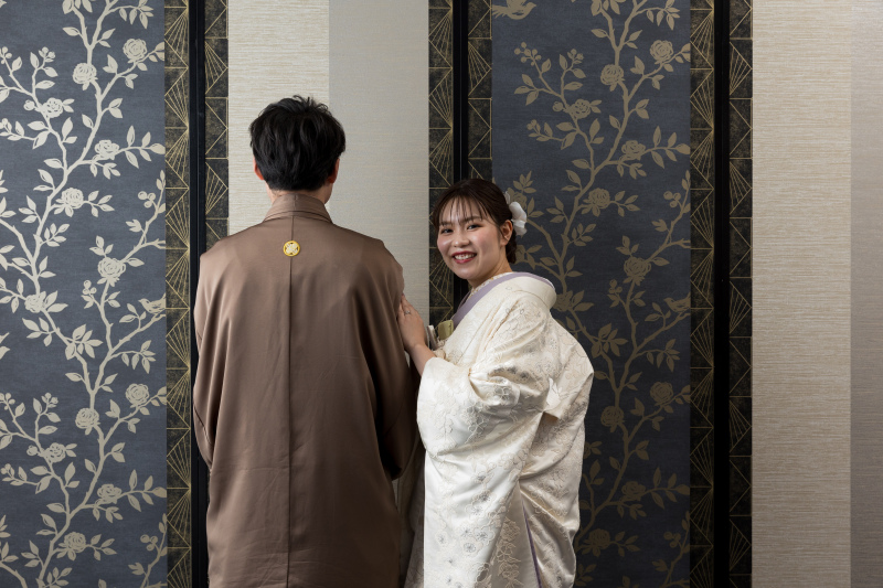 寄り添いポーズ