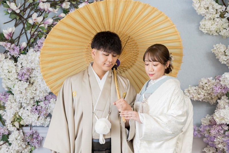 【 和装洋装スタジオ撮影 】白無垢+ウエディング