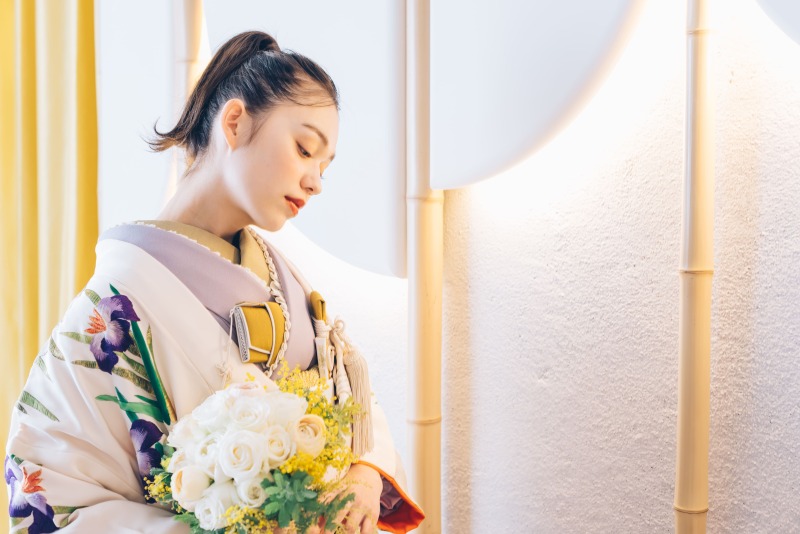 和装小物にもこだわりを詰めて