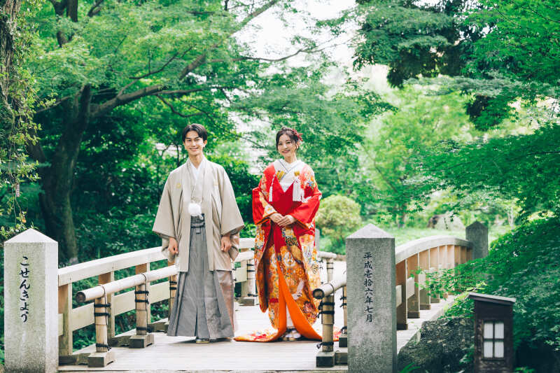 【4月・5月撮影限定】庭園和装ロケーション+全カットデータ付きプラン★衣裳差額なし★