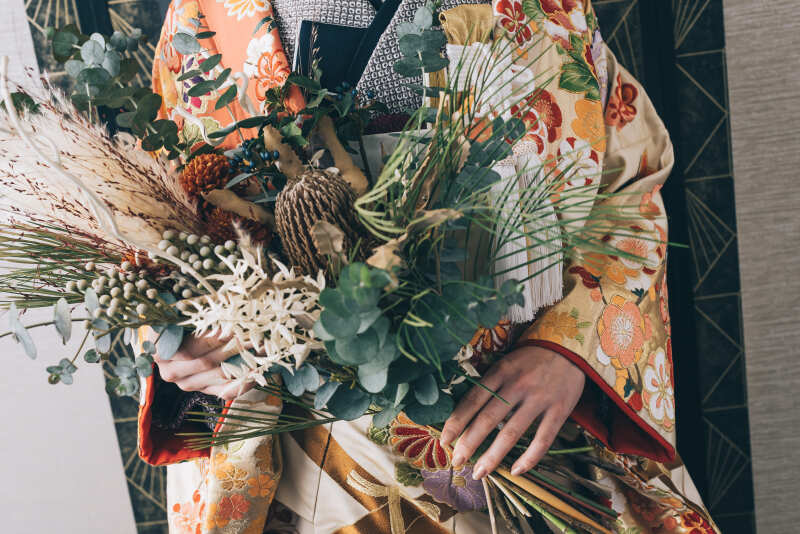 【通常価格294,800円(税込)が期間限定で7万円OFF!】【衣裳差額なし】和装洋装スタジオ+24Pアルバム+全データ