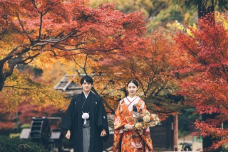 【東山動植物園】7月31日までのご予約限定！和装&times;紅葉ロケーションフォト撮影｜12Pアルバム付きプラン