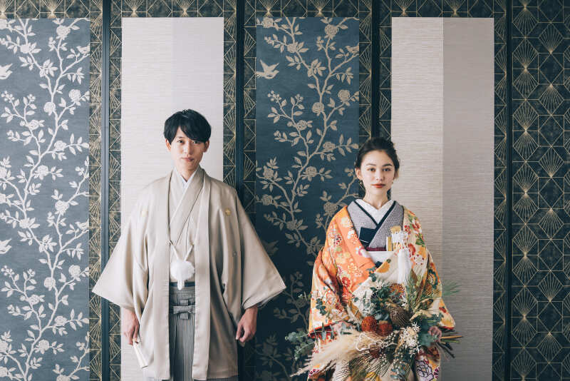 【通常価格228,800円(税込)が期間限定で7万円OFF!】【衣裳差額なし】和装洋装スタジオ撮影+12Pアルバム付きプラン