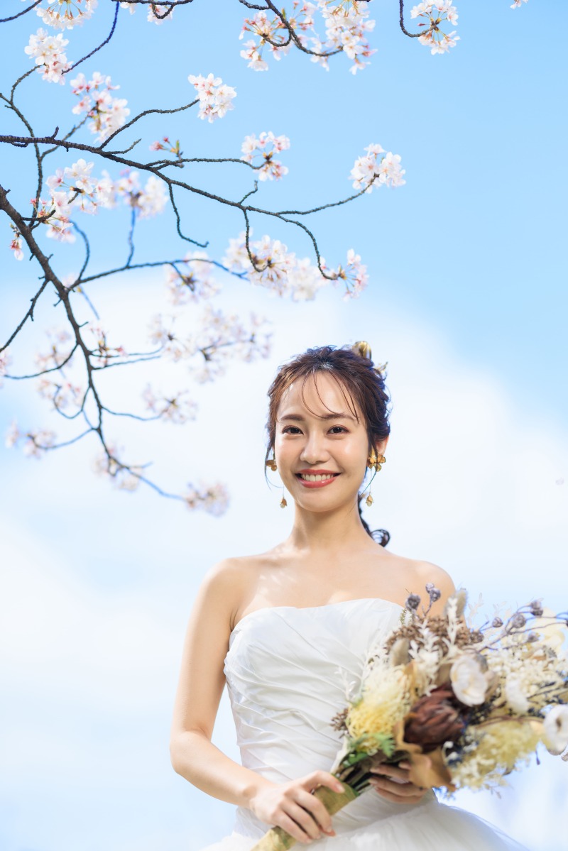 ★予約受付開始★【早い者勝ち！3月・4月組数限定★春プラン★】洋装桜ロケーション撮影！データ100カット付きプラン！