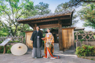 ★お日にち限定★【名古屋の庭園で和装ロケーション撮影】データ100カット付き★お衣裳のお差額も無し◎