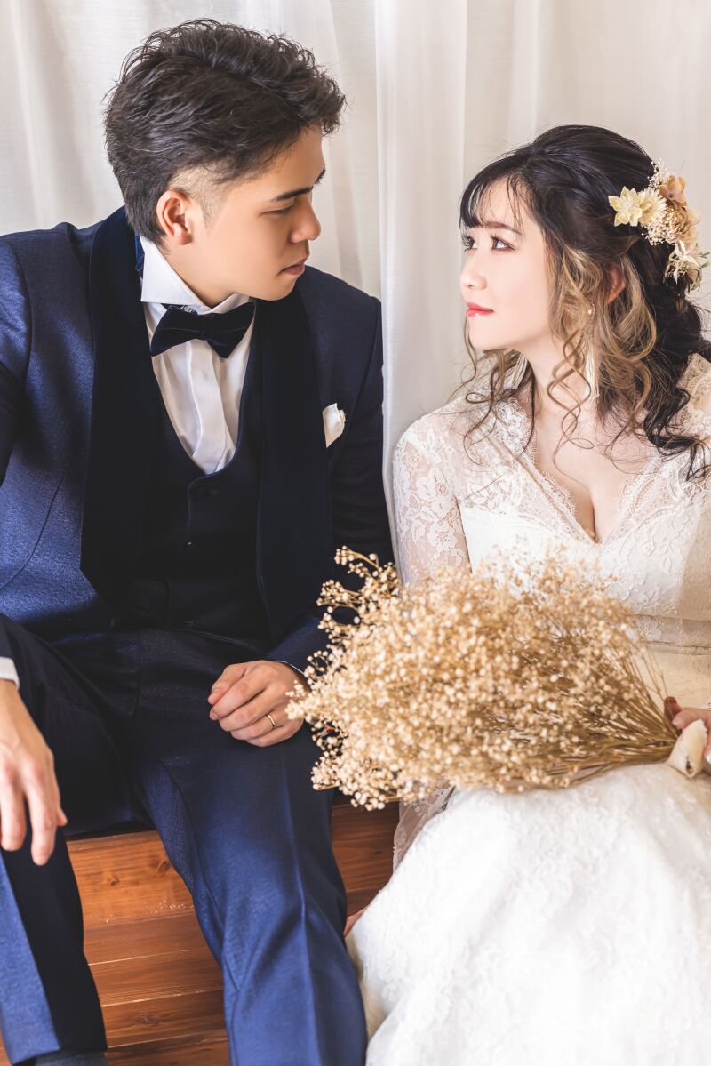 自然光の入るスタジオで温かな雰囲気で♡