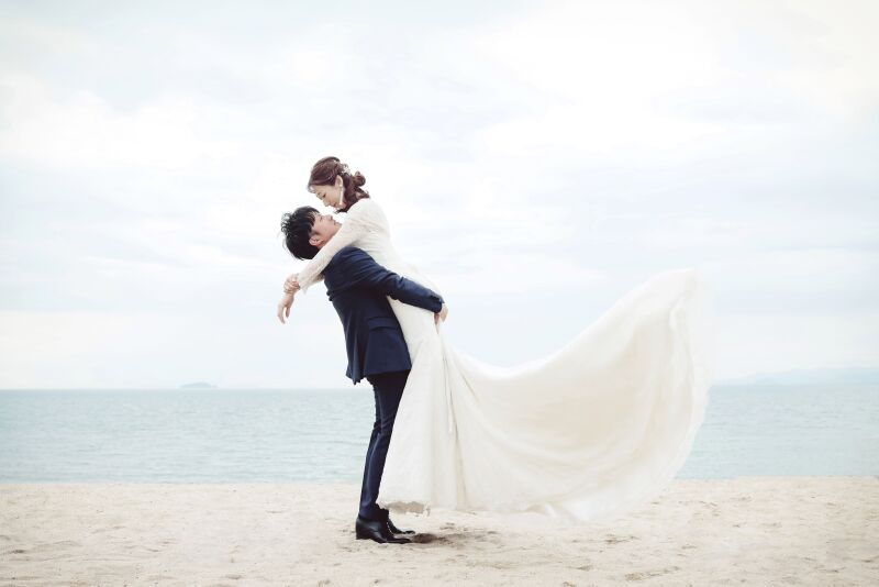 海ロケ♪抱っこショット!!