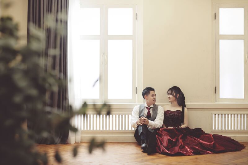 お座りショット