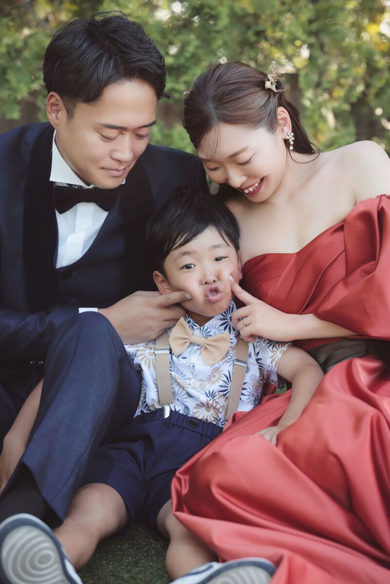 大好きなパパとママと一緒に♡