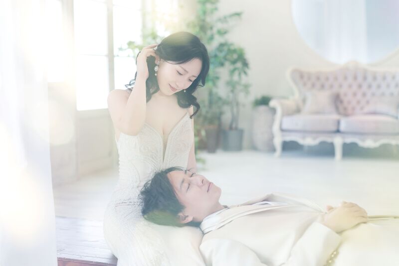 自然な表情を切り取って。