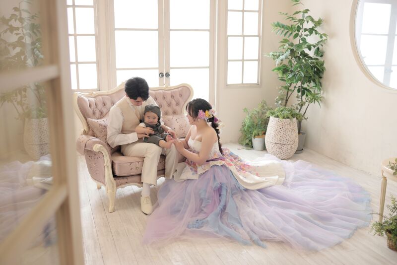 お子様も一緒に仲良しショット♡