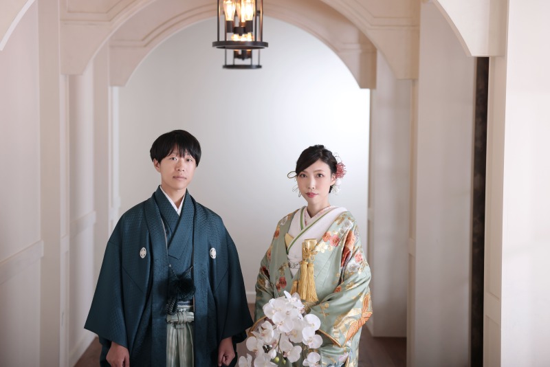 奥行のある空間で