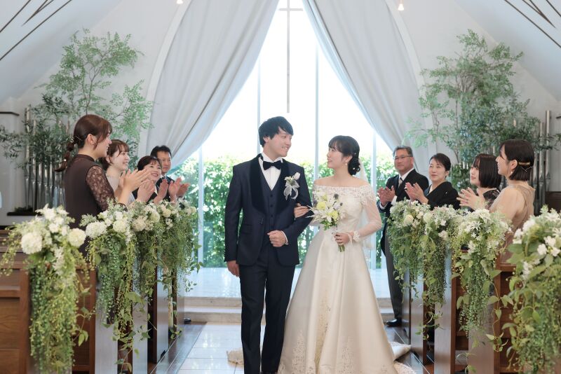 【撮る結婚式】新郎新婦退場
