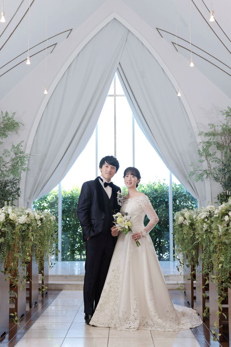 チャペルは王道ポーズから！！！