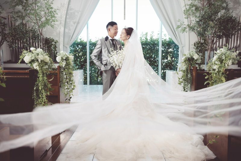 最後はチャペルで