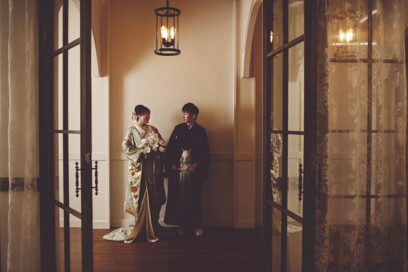 和装から撮影START♡