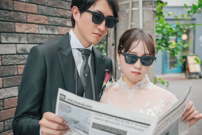 まるで海外に居るようなワンシーン。