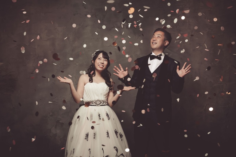 コンフェッティシャワー