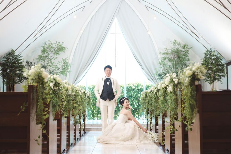 もちろんチャペル内の撮影も♡