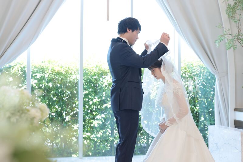 【撮る結婚式】ベールアップ