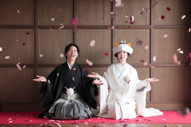 3点目のお衣裳は白無垢☆彡