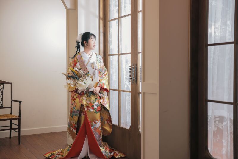 全身を写す和装ショット