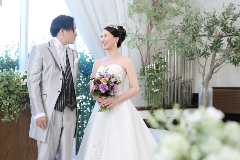 ウェディングドレスでチャペルは外せません♪