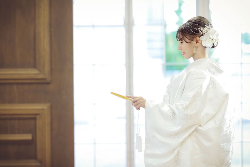 白無垢でのソロショット♡