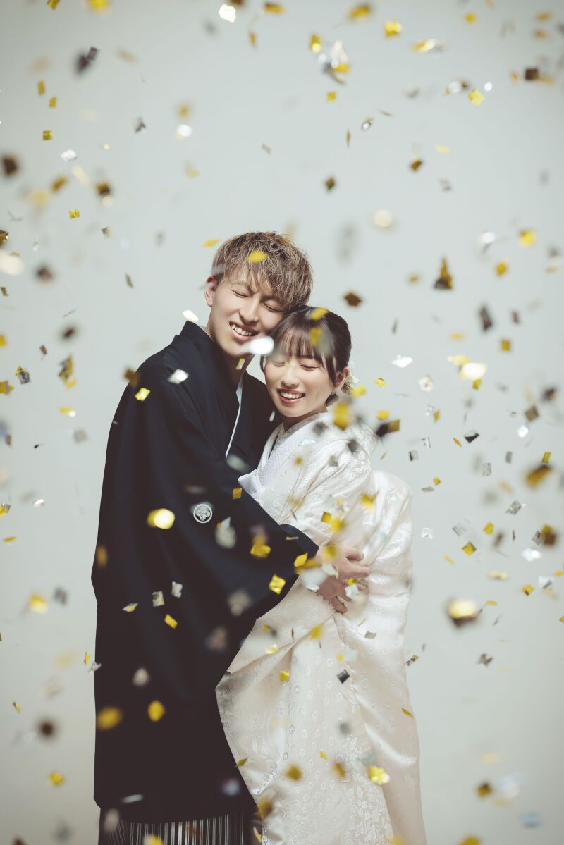 キラキラコンフェッティに囲まれて♡