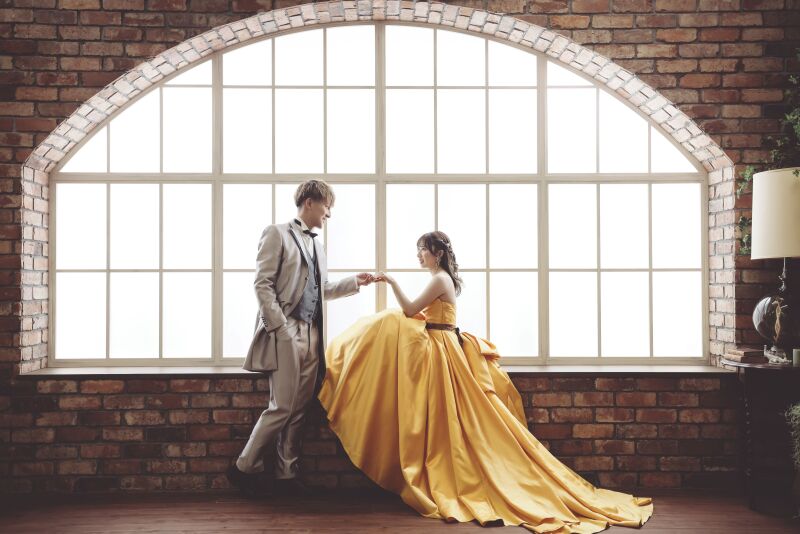 大好きな「黄色」のドレス