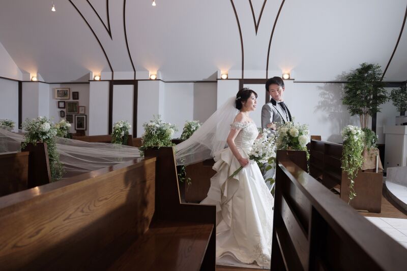 バージンロードで