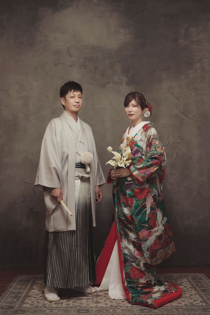 和装の「型」の撮影からSTART!