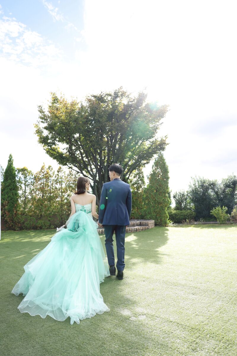 2着目はジルスチュアートのグリーンドレス♡