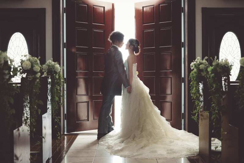 手繋ぎシルエットショット♪