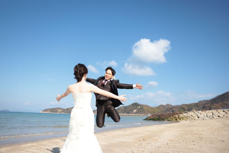 大好きな新婦様へ ジャーーーーーンプ☆彡