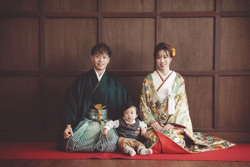 【和装1点・洋装2点プラン】お子様も一緒に♡】