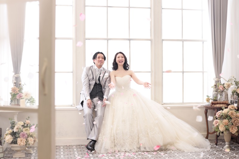 まずはスタジオ撮影からスタート♪