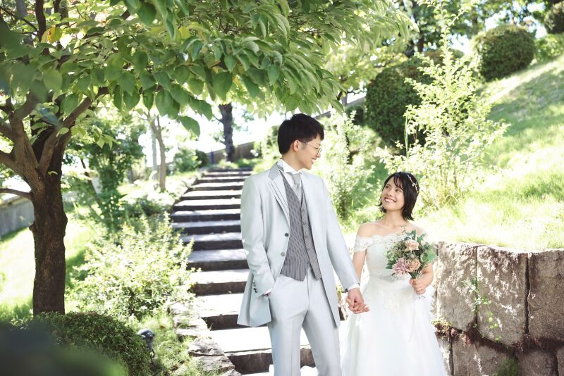 自然な笑顔が◎♪お散歩ショット♡